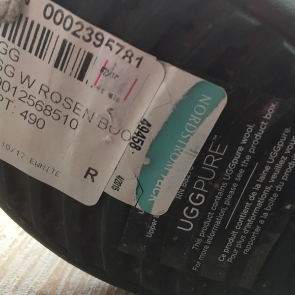 UGG Women's Rosen Tall Black Winter Boots size 7M - Picture 2 of 6